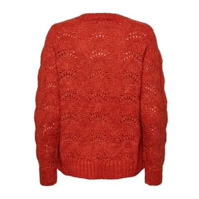Pull femme Pcbibbi V-Neck Knit Noos Bc PIECES