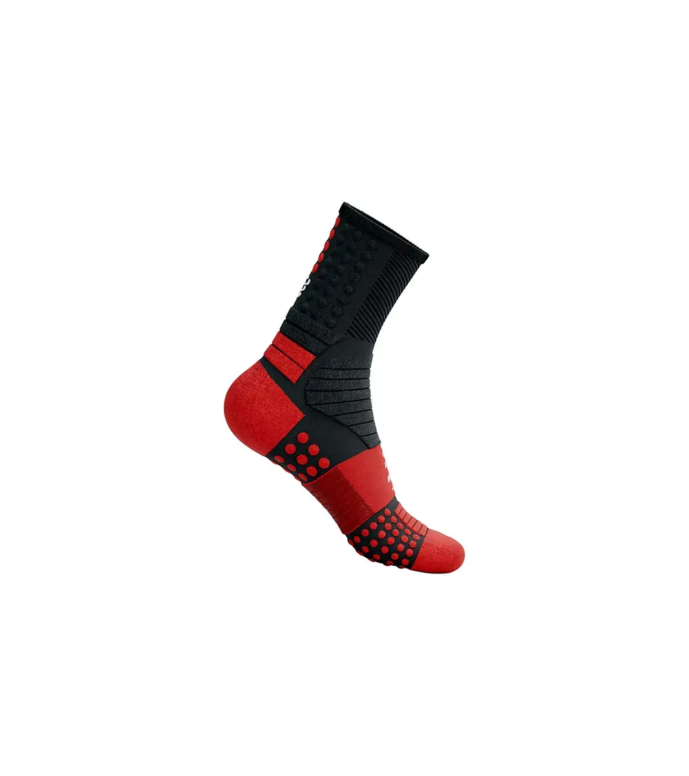 Compressport Pro Marathon Compressiesokken Zwart/Rood