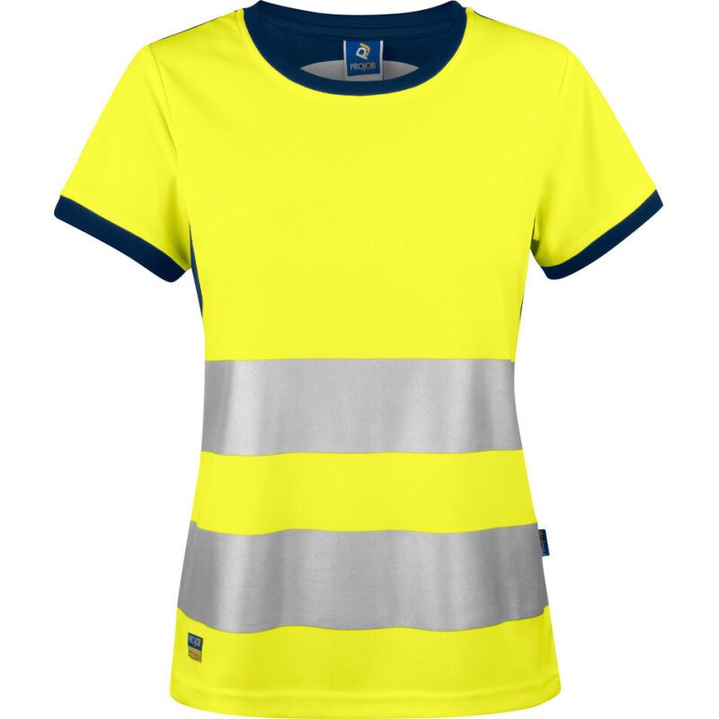 ProJob 6012 T-SHIRT POLYESTER FEMME EN ISO 20471 CLASSE 2/1