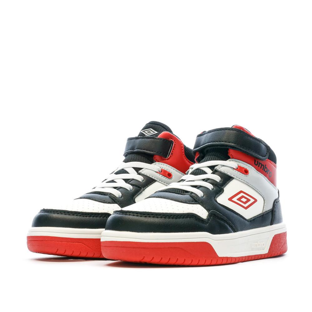 Umbro Baskets Noires/Rouges/Blanches Garçon Rouge Umbro Olly Vlc