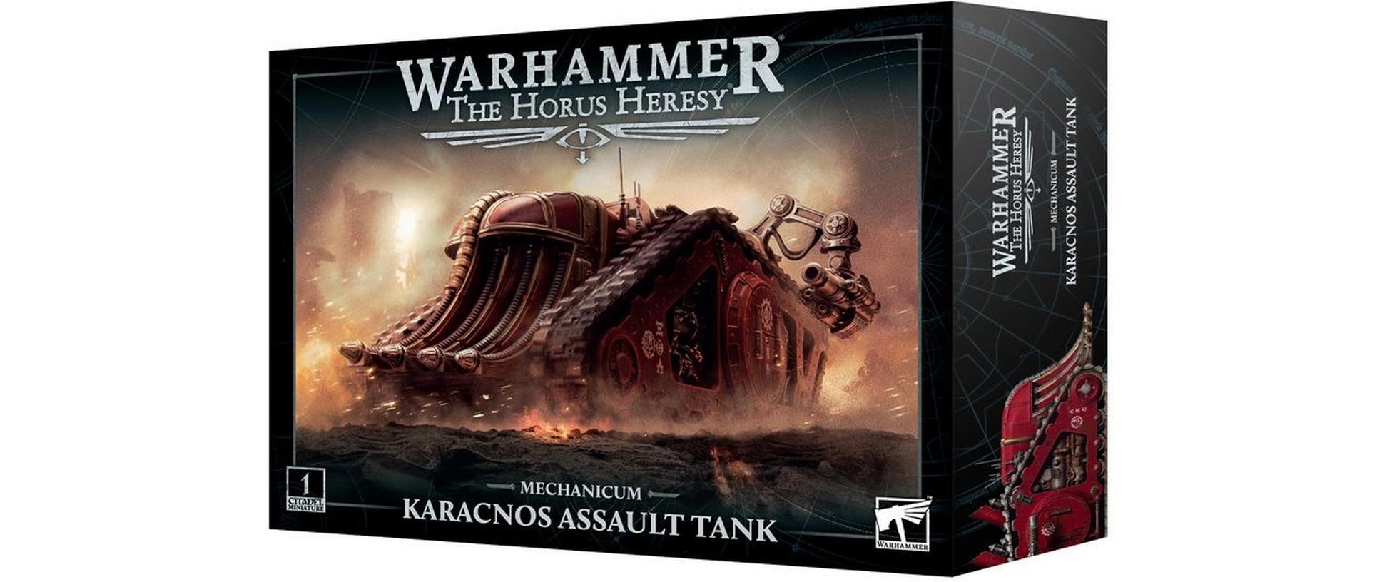 Figur Warhammer Mechanicum: Karacnos Assault TankWarhammer Horus Heresy, Sturmpanzer Karacnos – Bausatz