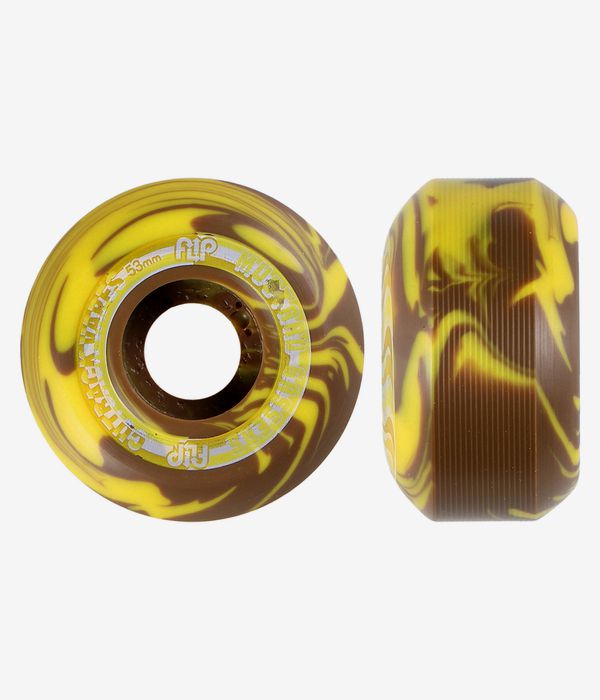 Flip Cutback Mustard Gassers Rollen (yellow) 53mm 99A 4er Pack