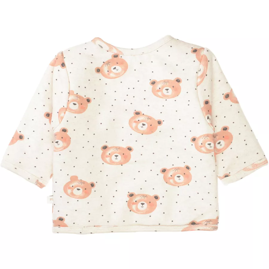 Staccato Wendejacke wattiert beige melange gemustert