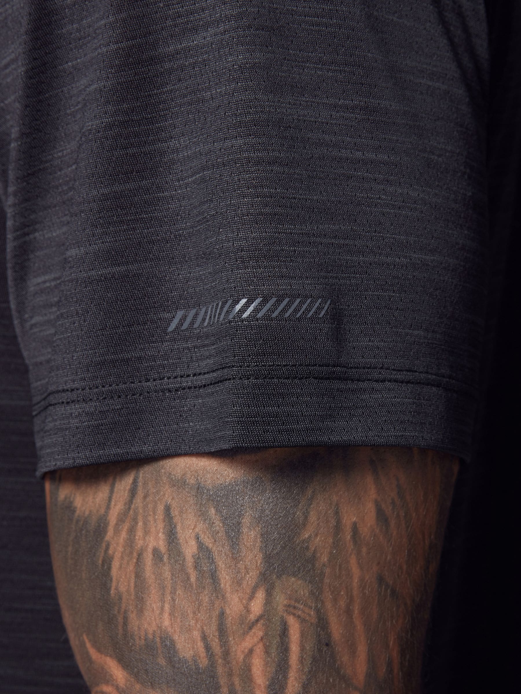 Zwart - T-shirt met korte mouwen - Active Gym Trainingstop