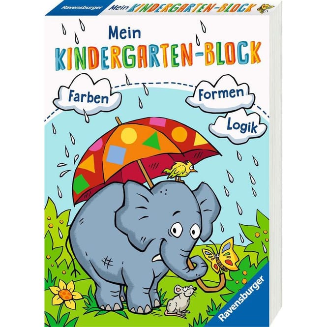 Mein Kindergarten-Block - Farben, Formen, Logik