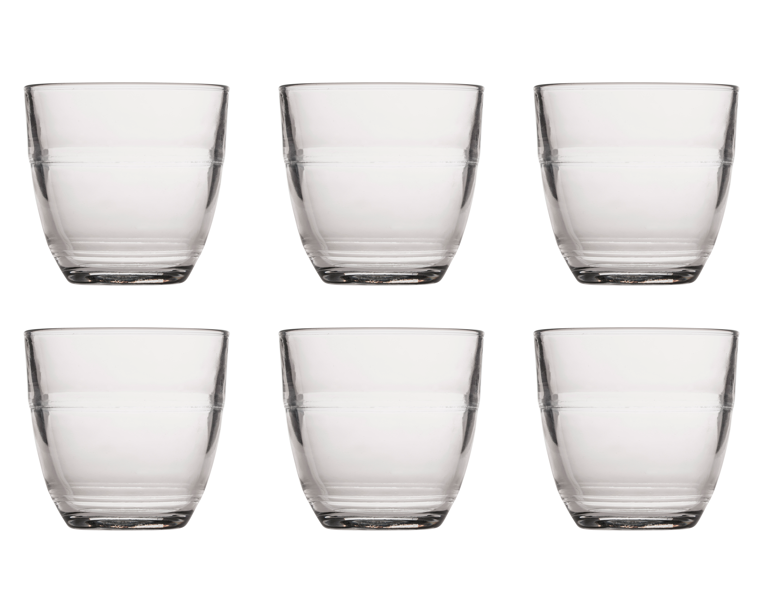 Duralex Gigogne Waterglas 22 cl - Gehard glas - 6 stuks