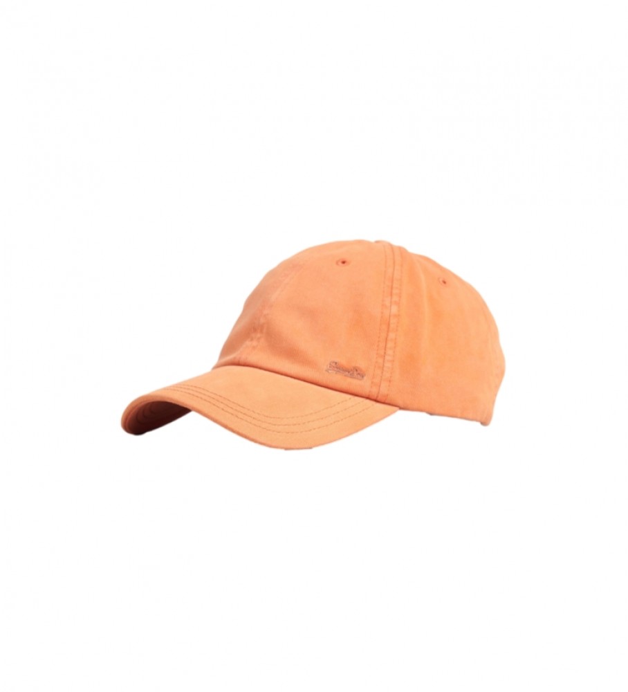 Boné Superdry Vintage com Logo Bordado, Laranja
