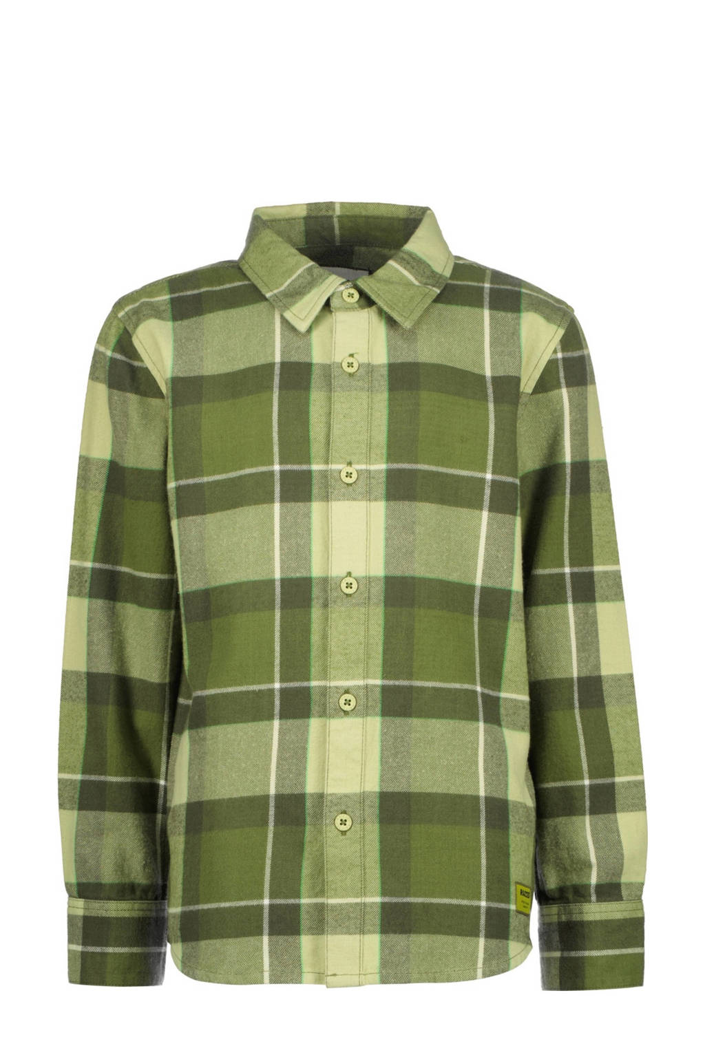 Raizzed geruit overshirt Bohden groen