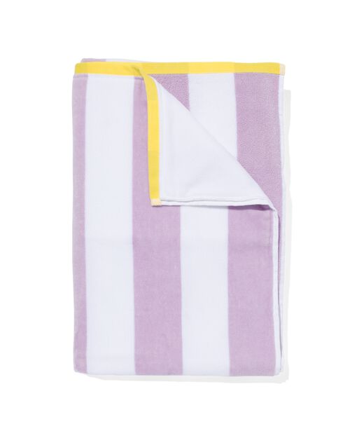 serviette de plage velours 90x180 rayures