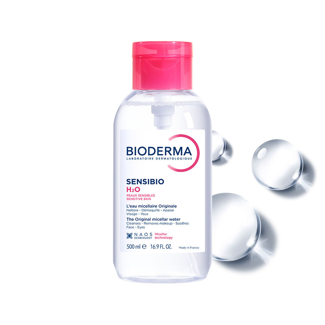 BIODERMA  Sensibio H2O água Micelar Pump Reverse - 500ml