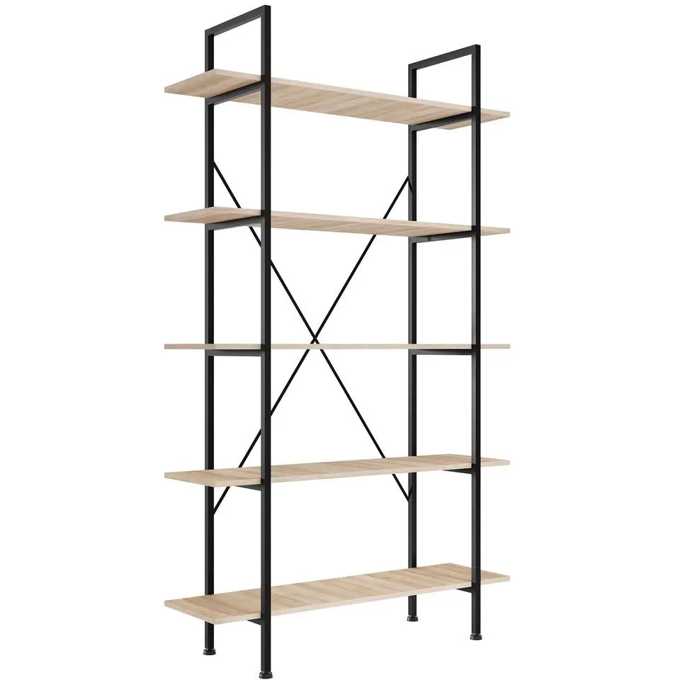 tectake Wandkast Glasgow 106 x 34,5 x 179,5cm