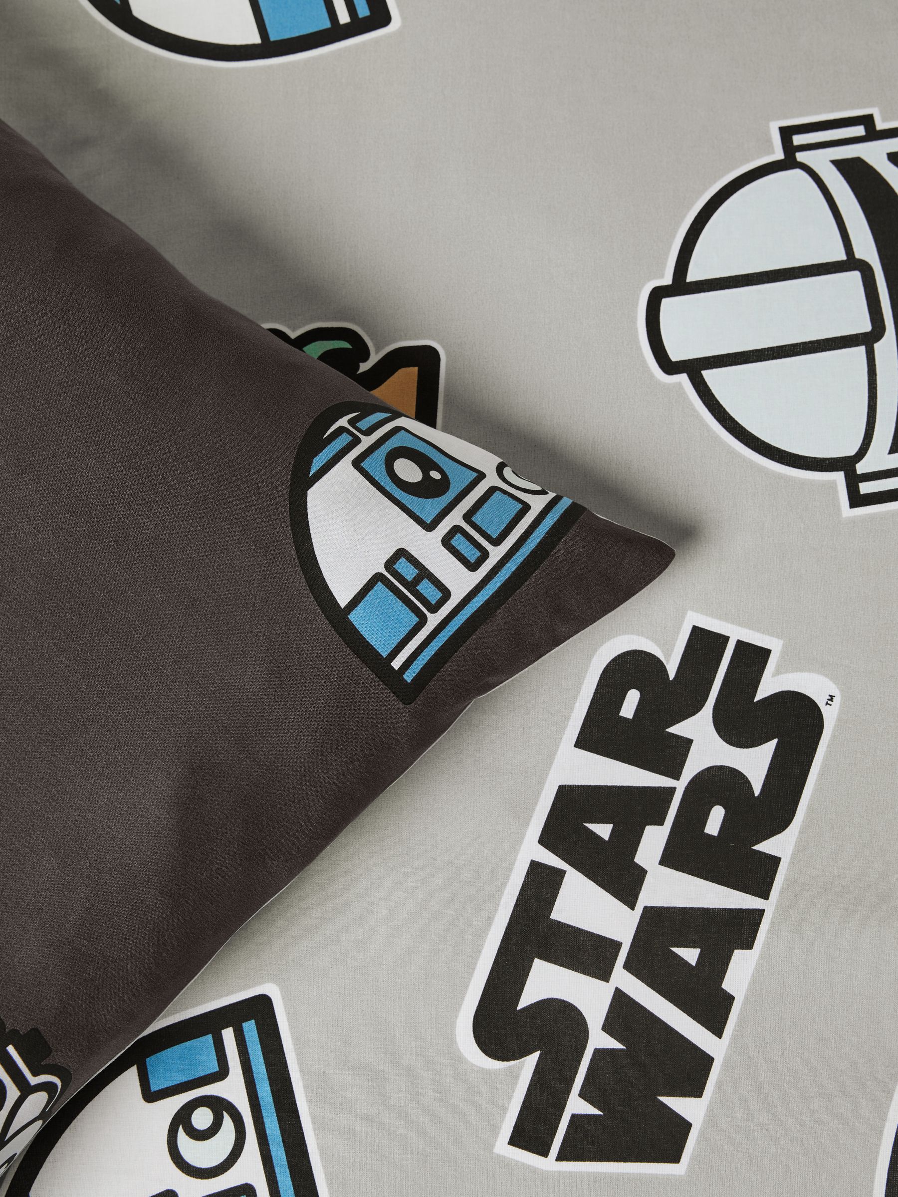 Oplichtend in het donker Star Wars Grogu 100% katoenen eenpersoons dekbedovertrek en kussensloopset