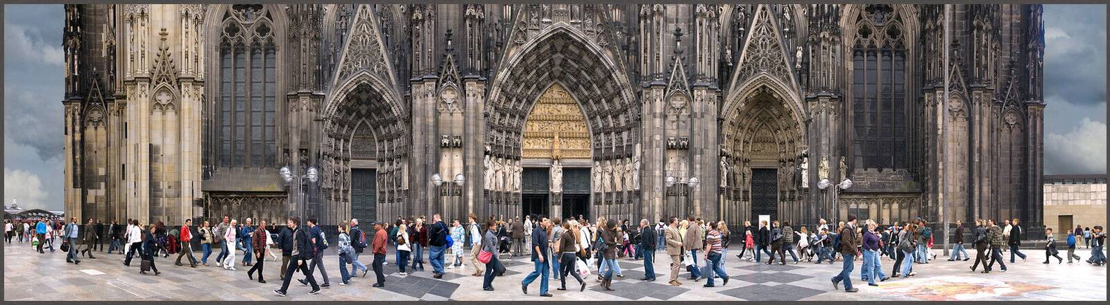 Domplatz, Cologne, Germany by Larry Yust - Limited Edition. Edition of: 150. Signed.