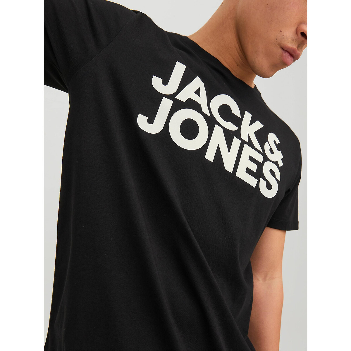 JACK & JONES<br>Camiseta com gola redonda e mangas curtas