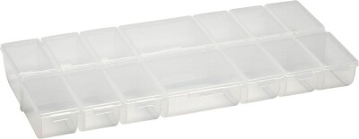 Opbevaringsæske - H 2,8 CM - Str. 24X11 CM - 1 Stk