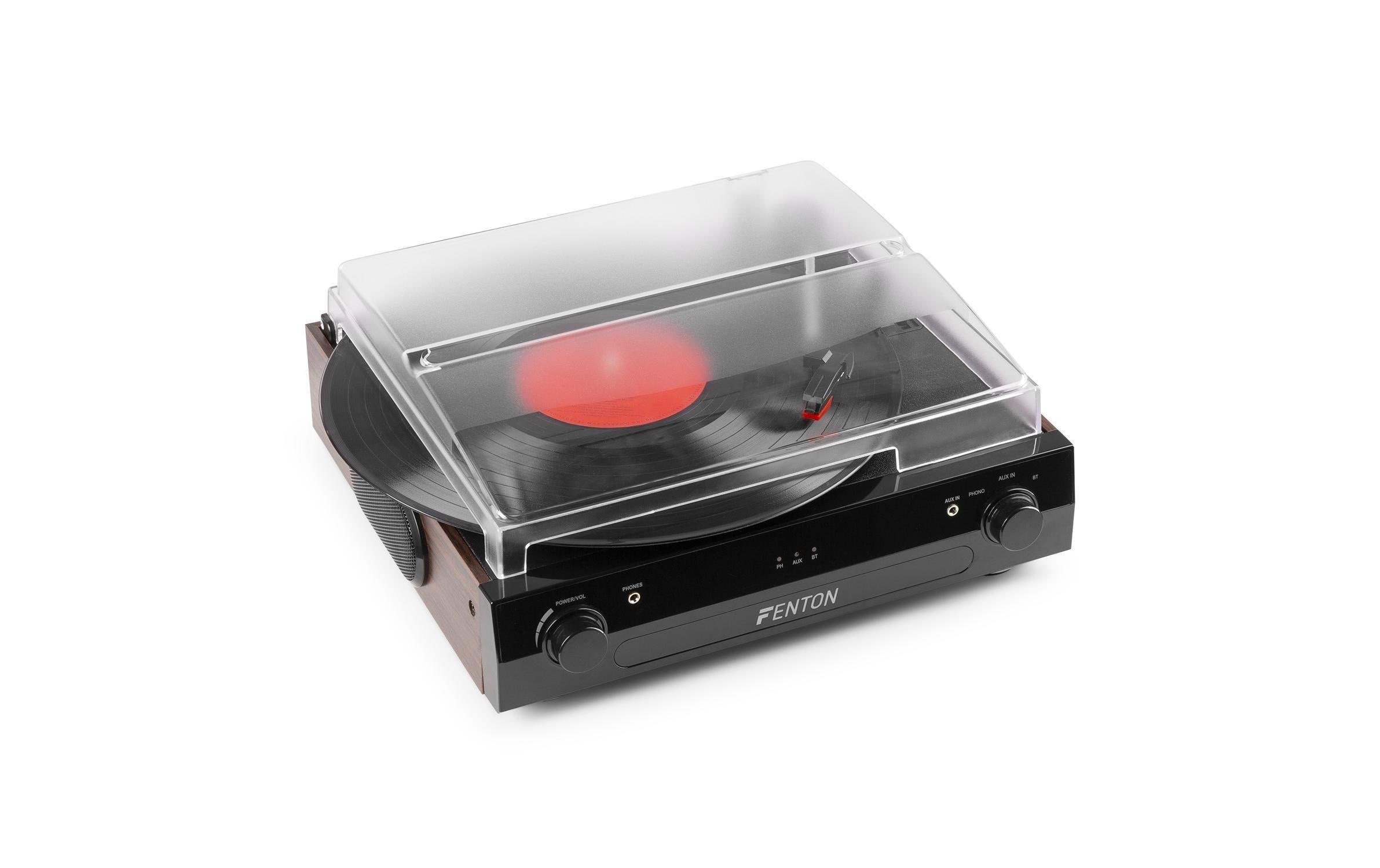 Plattenspieler mit Bluetooth RP102B BraunRetro Plattenspieler mit Bluetooth