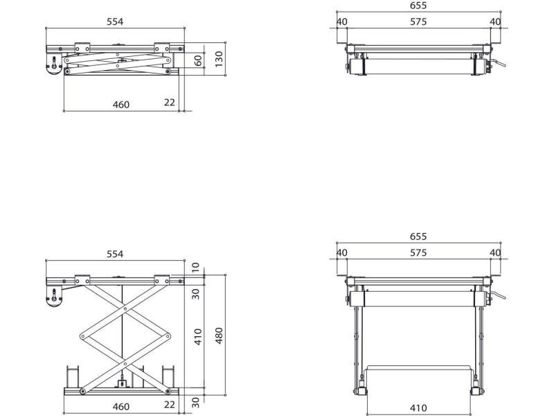 Vogel's Deckenhalterung PPL2035 Silber Ceiling Mount