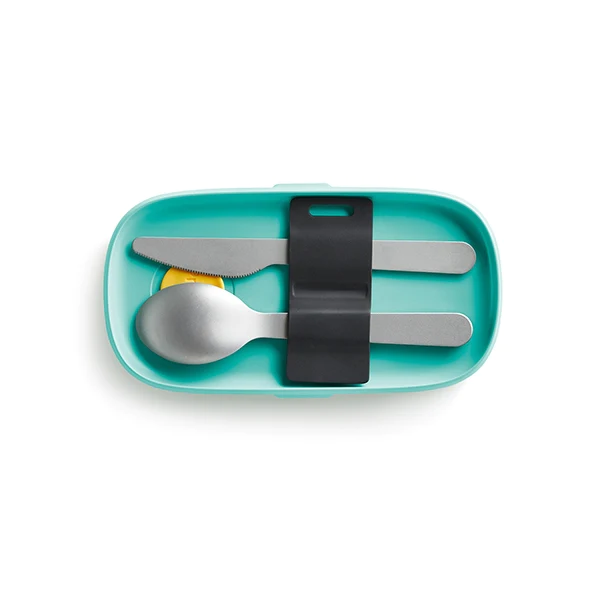 Set de 3 couverts en inox spécial lunch box basics To Go Lékué