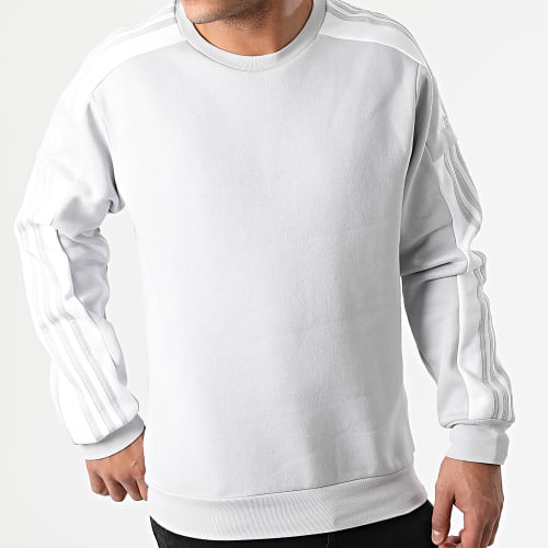 Sweat Crewneck A Bandes GT6640 Gris