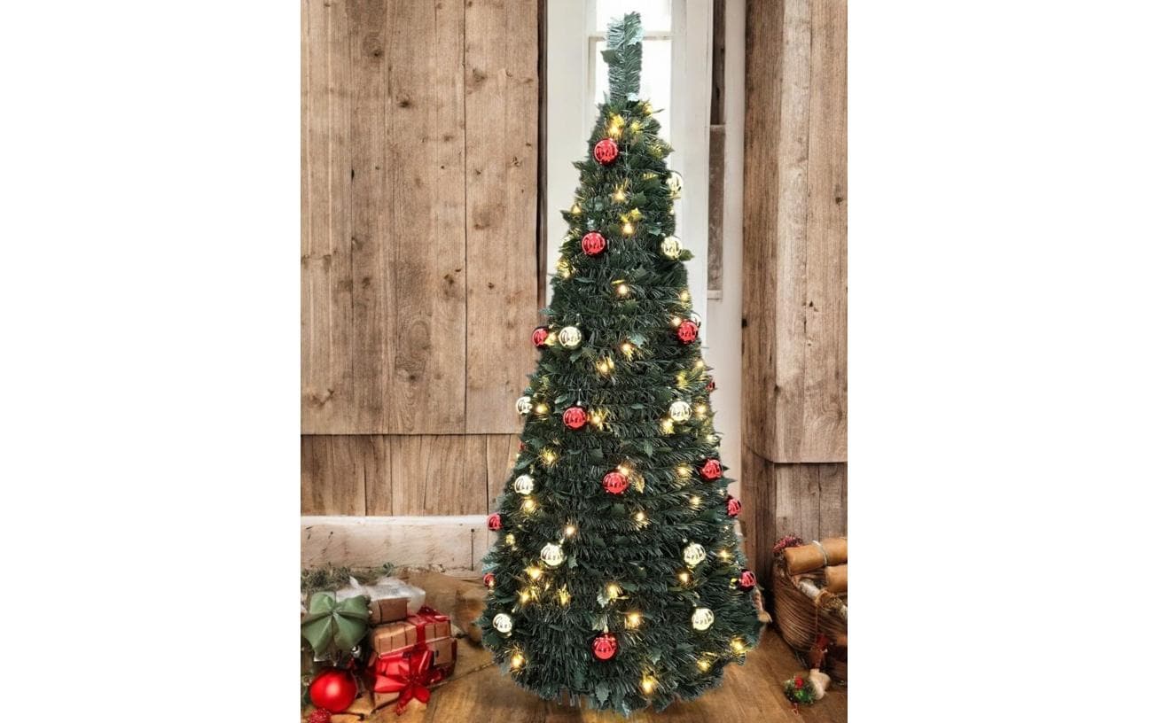 LED Pop-up-tree Grün Höhe: 180 cm<br>Weihnachtsbaum