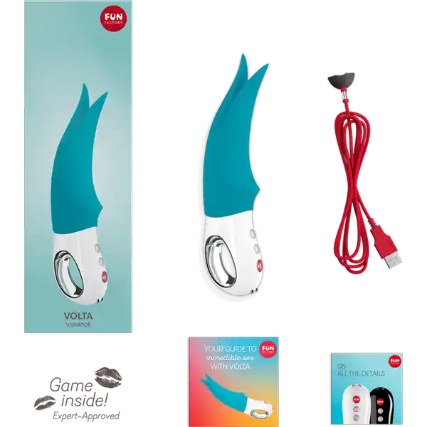 VOLTA Vibrator petrol / white