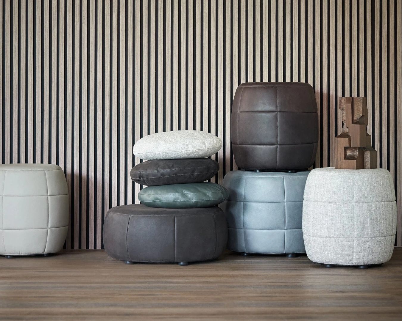 Design On Stock Barrell Poef