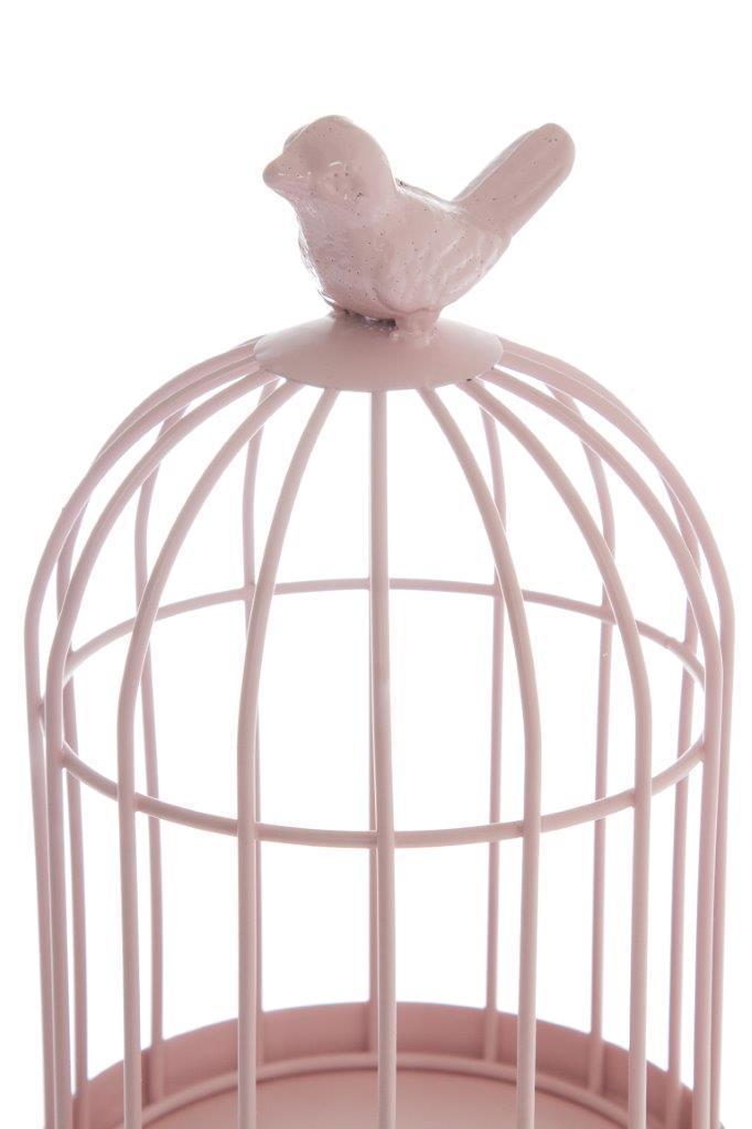 Kerzenhalter Natan - rosa - 32 cm