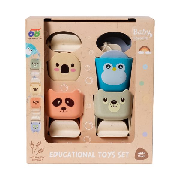 Baby Favorite Badspeelgoed Dieren 5-Delig -  Bioplastic