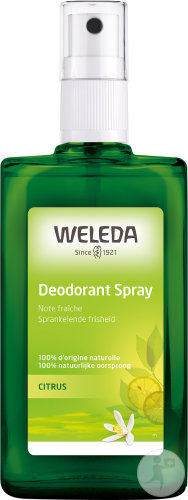Weleda Déodorant Note Fraîche Citrus Spray 100ml