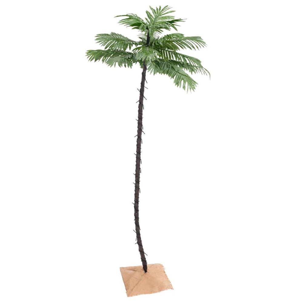 Palmier à led 136 led blanc chaud 220 cm