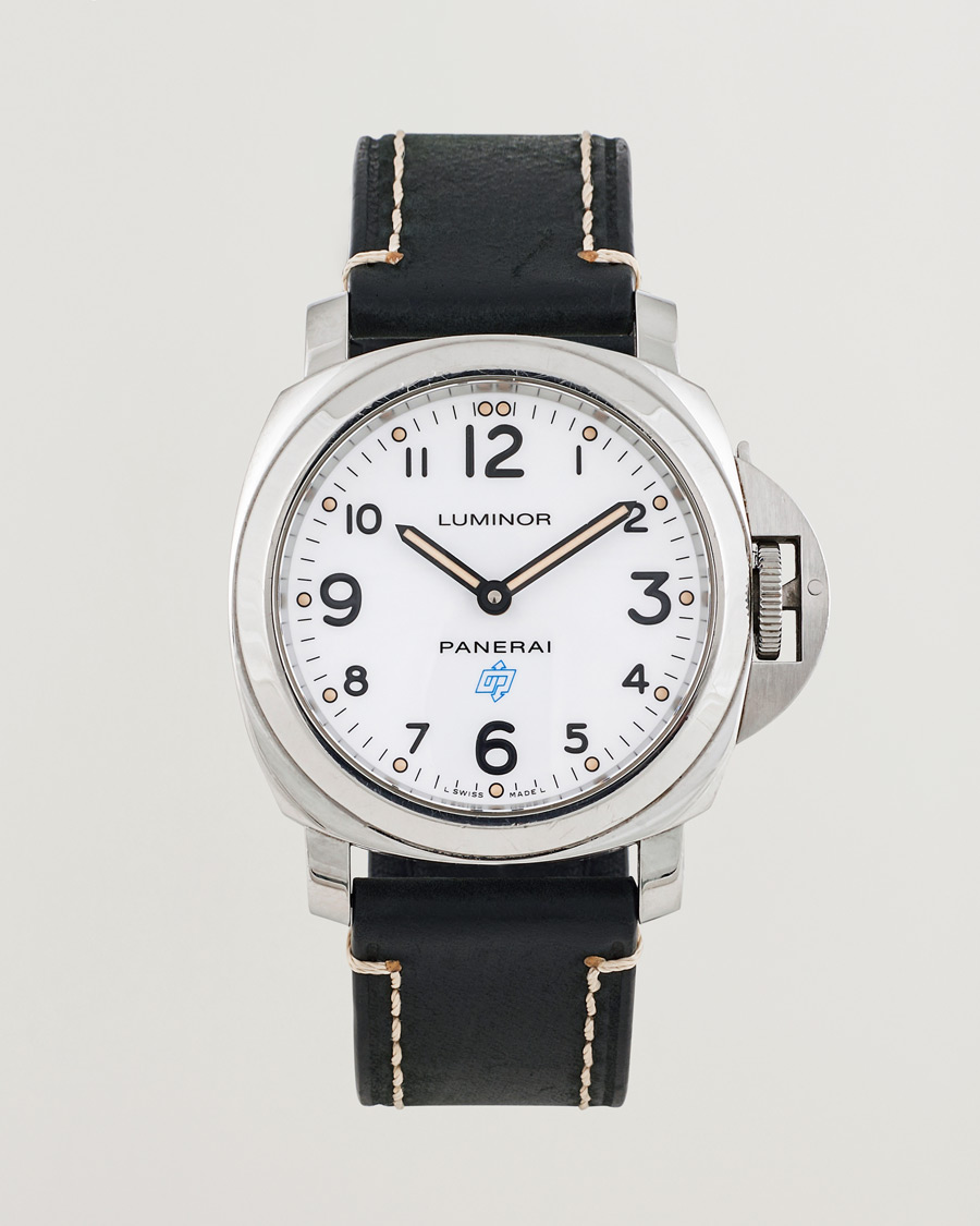 Panerai Pre-Owned Luminor Base Logo Silver