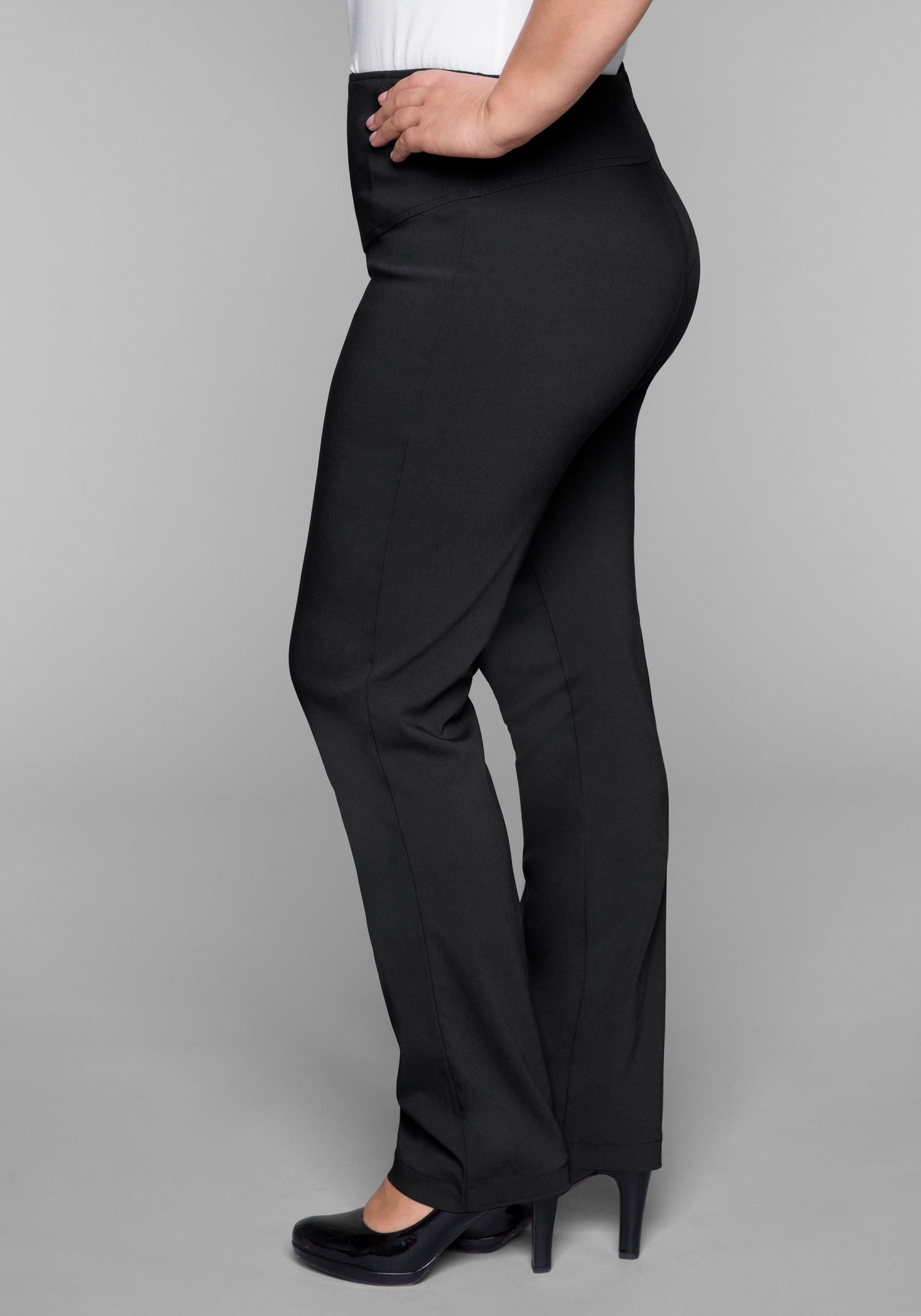 Gerade Hose in Schlupfform mit Bodyforming-Effekt