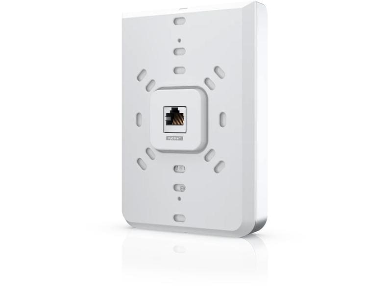 Ubiquiti Access Point UniFi6 In-Wall U6-IW Wandmontierter WiFi 6 Access Point mit integriertem PoE-Switch