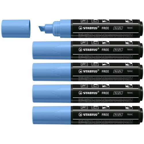 STABILO® FREE Acrylic Acrylmarker 5er-Packs