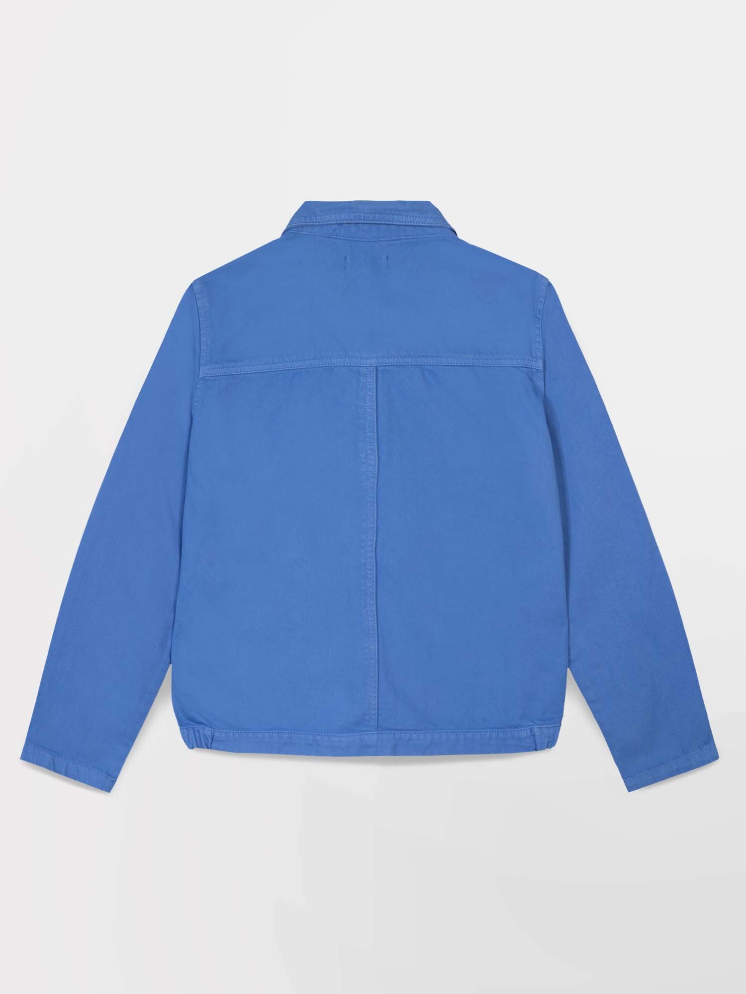 Veste Femme Boutonnée Coton Bleu
