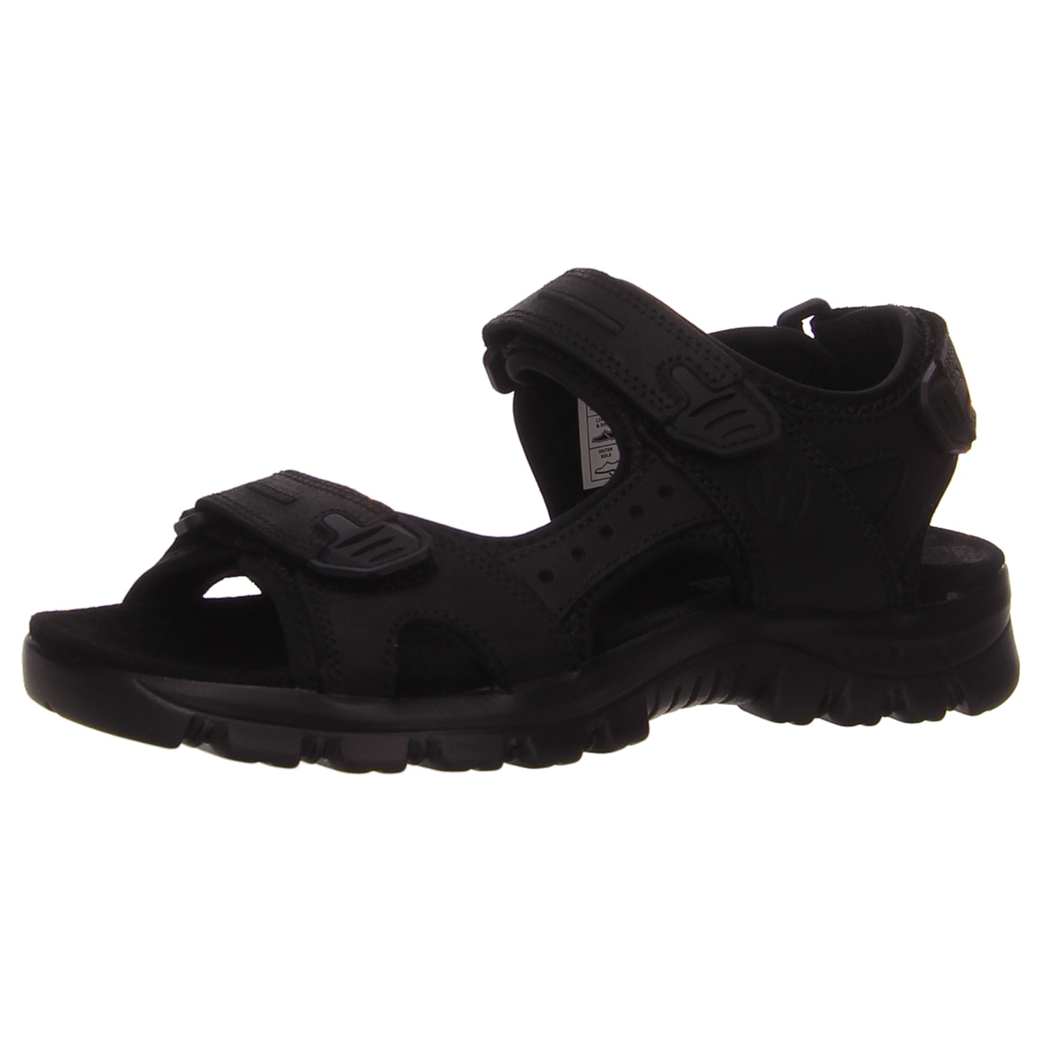 Artiker Outdoorsandale schwarz schwarz