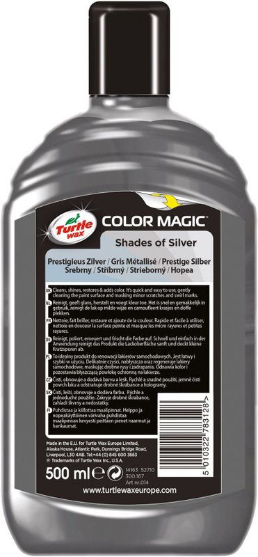 Turtle Wax - Color Magic Prestige - Autowax - Zilver