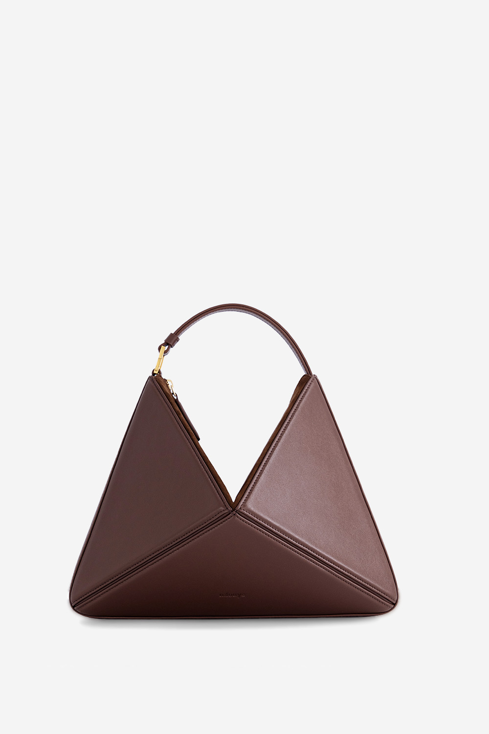 Flex leather shoulder bag
