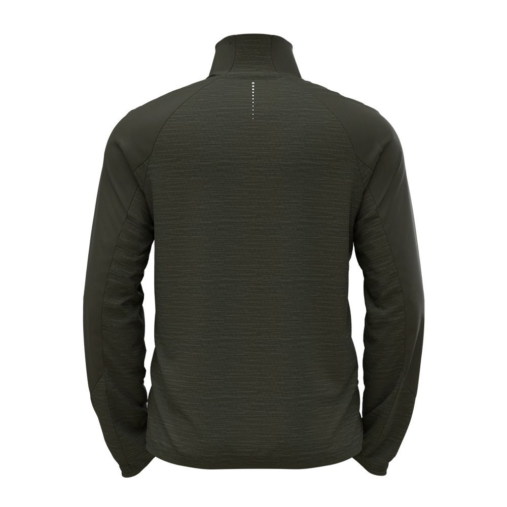 Odlo RUN EASY WARM HYBRID - Veste Homme deep depths
