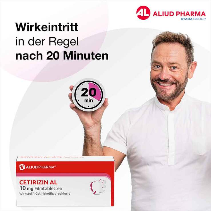 CETIRIZIN AL 10 mg Filmtabletten, 7 St