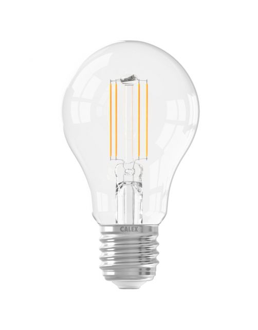 Calex Led Standaard Filament E27 A60 7.5w 806lm - Lichtbron - 1 28 g Warm Wit 1 stuk