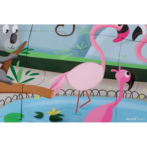 Janod voelpuzzel - een dag in de dierentuin (20st) 2774
