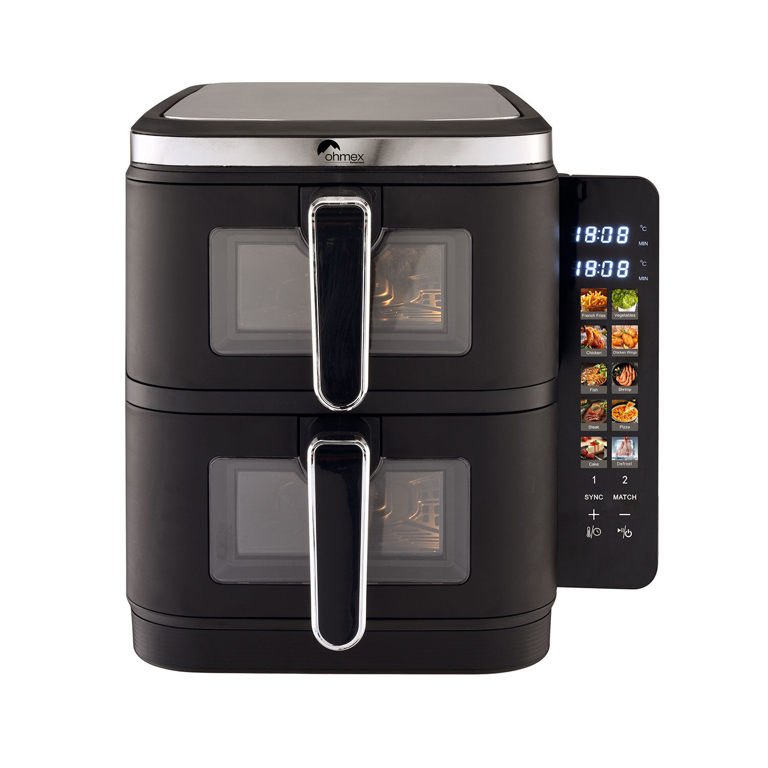 Ohmex Doppelter Air Fryer