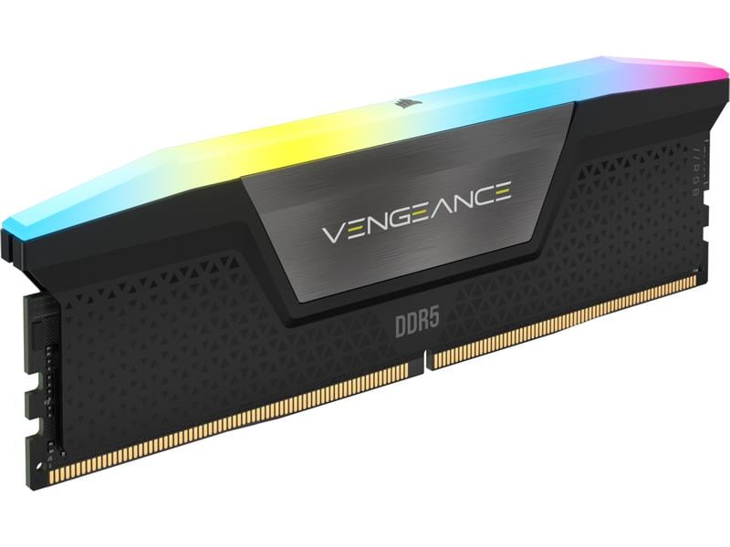 Corsair DDR5-RAM Vengeance RGB 5600 MHz 2x 16 GB High-Performance Arbeitsspeicher mit Multi-Zone-RGB-Beleuchtung