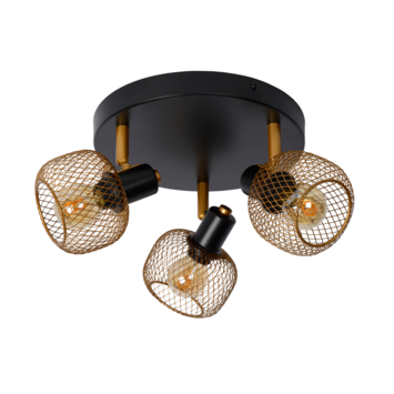 Lucide MAREN plafondspot Ø 37 cm mat goud / Messing