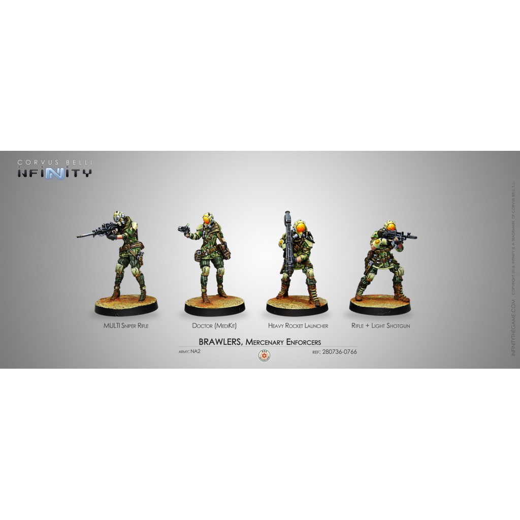 Infinity - Mercenaries - Brawlers, Mercenary Enforcers