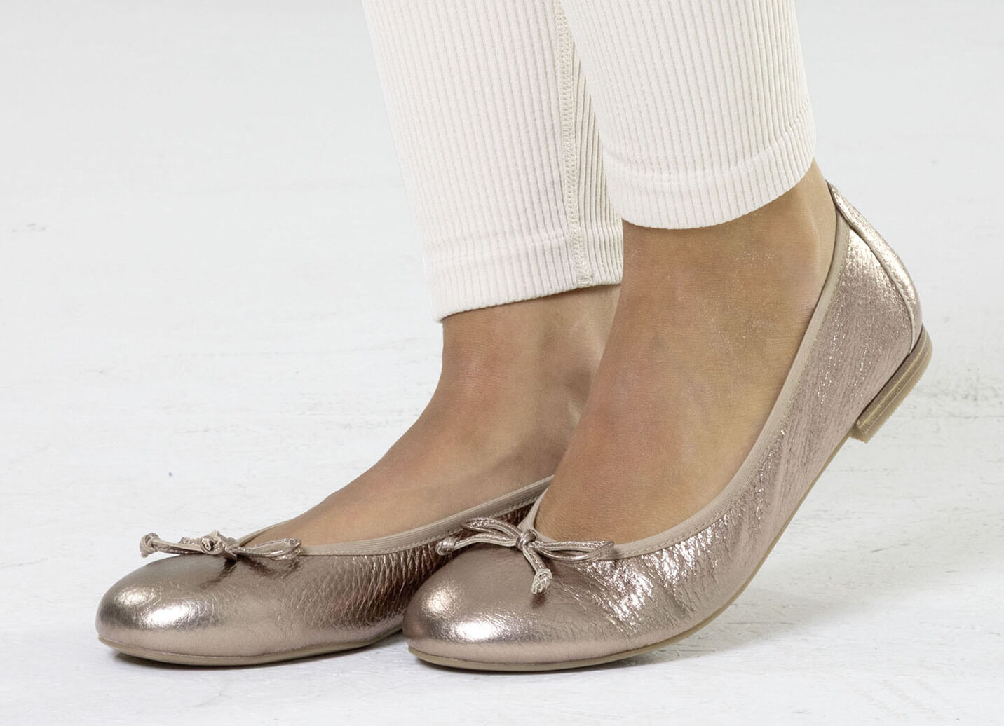 ELENA EDEN, schicke Damen-Ballerinas, Weite G, mit herausnehmbarem Fussbett