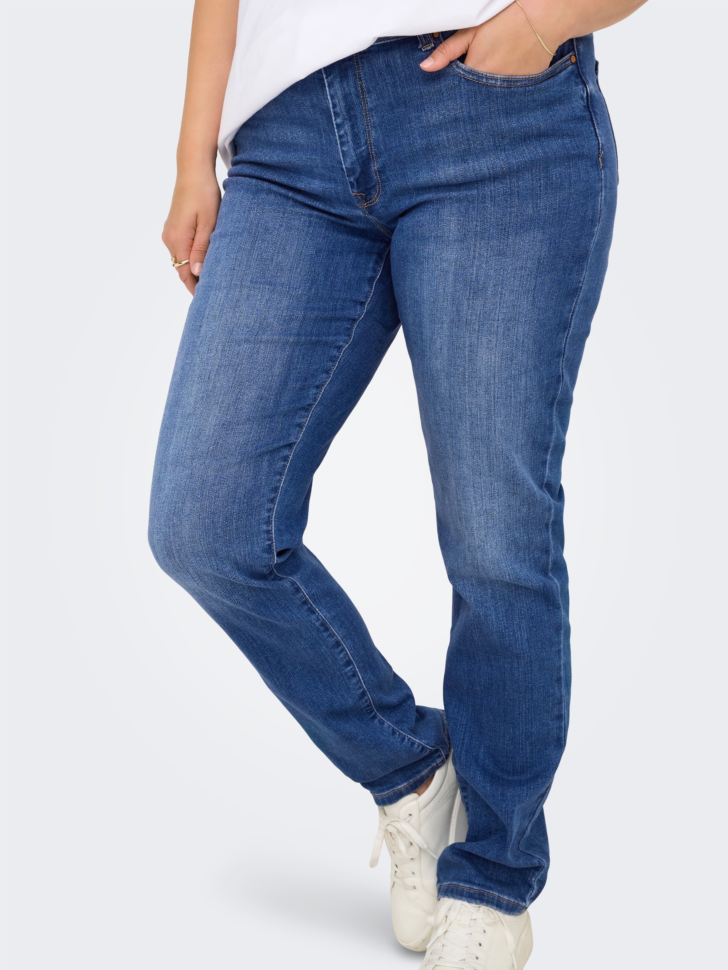 ONLY CARMAKOMA Slim-fit-Jeans »CARSUI MID SLIM DNM DIA364«