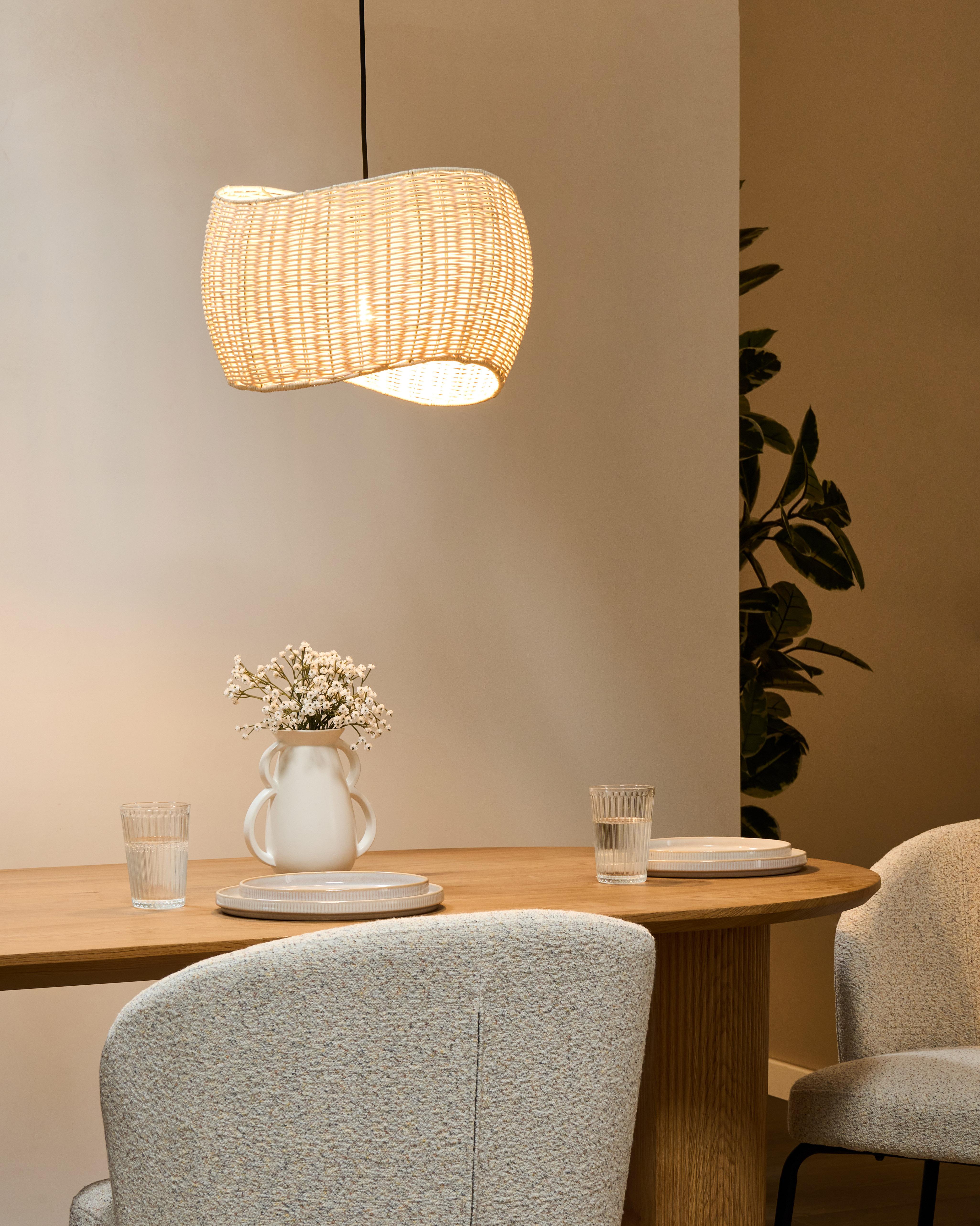 Hanglamp COAMO Rotan Natuurlijk