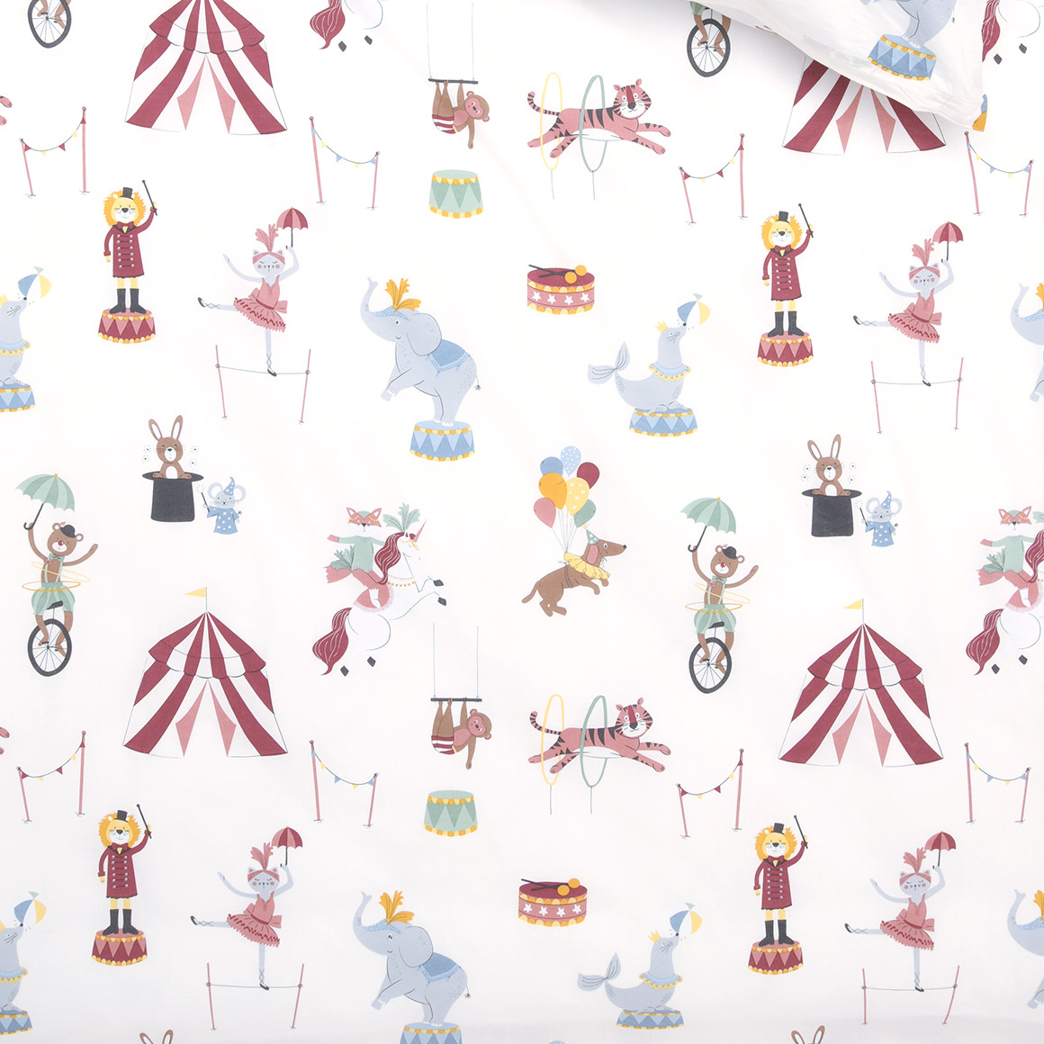 Topolino Renforcé Kinder Bettwäsche 135x200 cm weiss